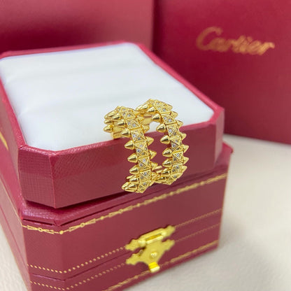 [✨ROSE💎]CLASH 6.4MM FULL DIAMOND SMALL EARRINGS