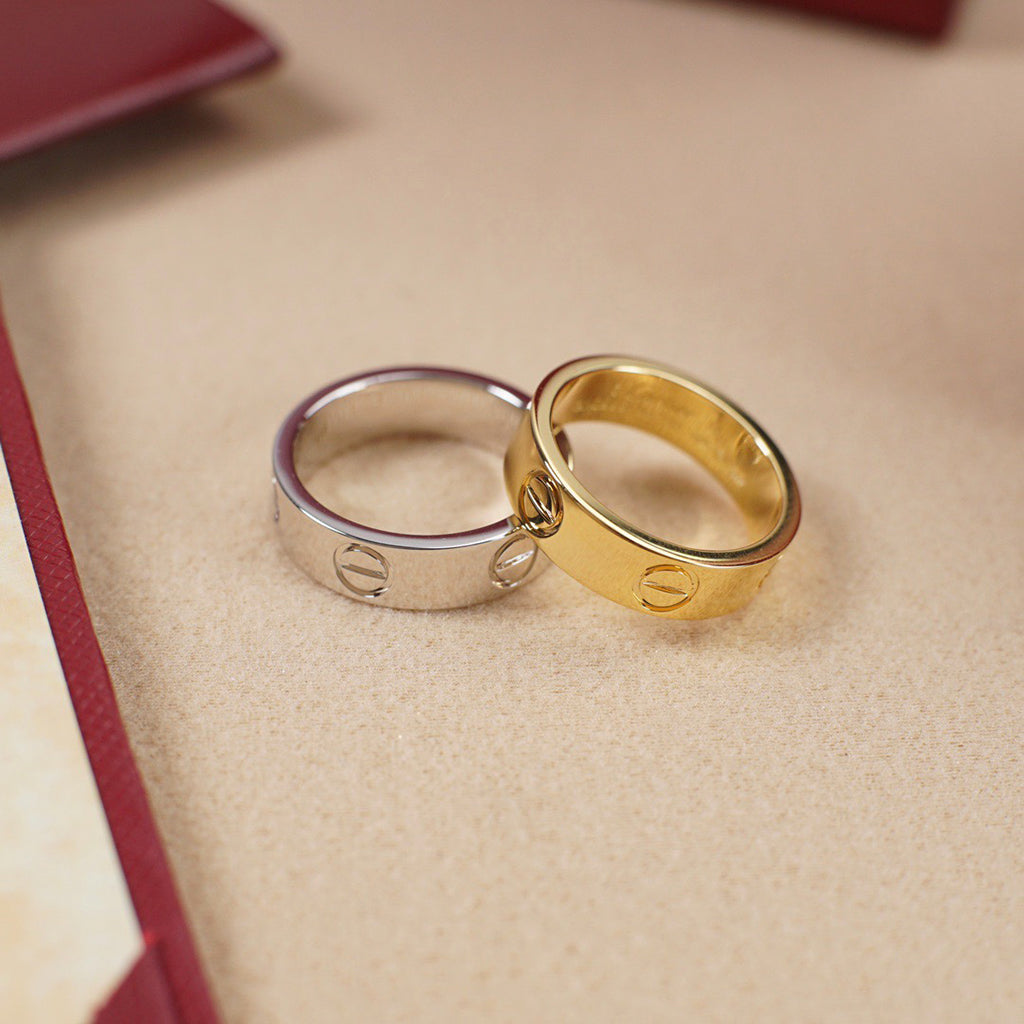 [✨ROSE💎]LOVE RING 5.5MM NO DIAMOND