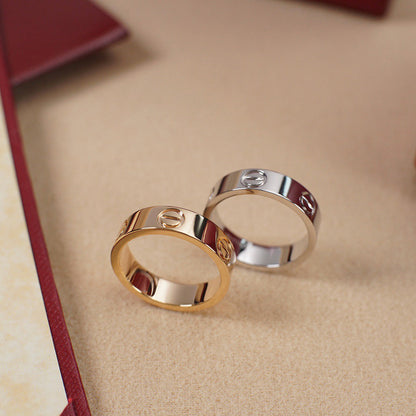 [✨ROSE💎]LOVE RING 5.5MM NO DIAMOND