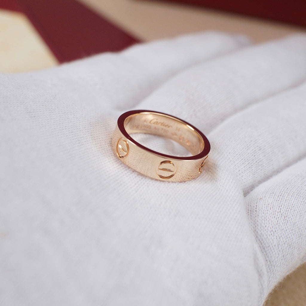 [✨ROSE💎]LOVE RING 5.5MM NO DIAMOND