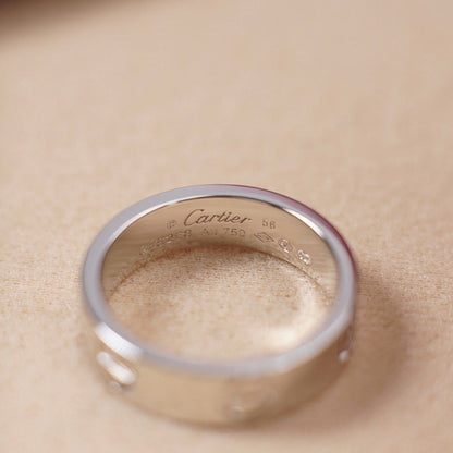 [✨ROSE💎]LOVE RING 5.5MM NO DIAMOND