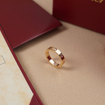 [✨ROSE💎]LOVE RING 3.6 MM NO DIAMOND