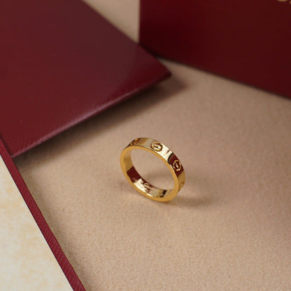 [✨ROSE💎]LOVE RING 3.6 MM NO DIAMOND