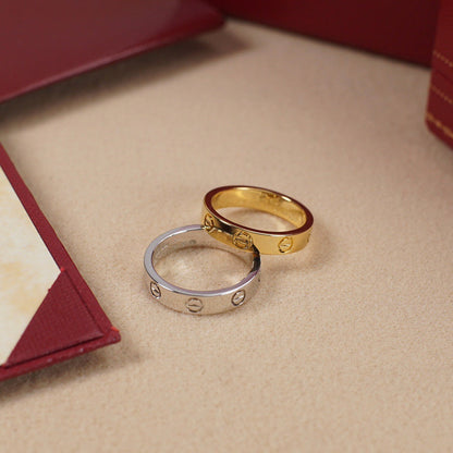 [✨ROSE💎]LOVE RING 3.6 MM NO DIAMOND