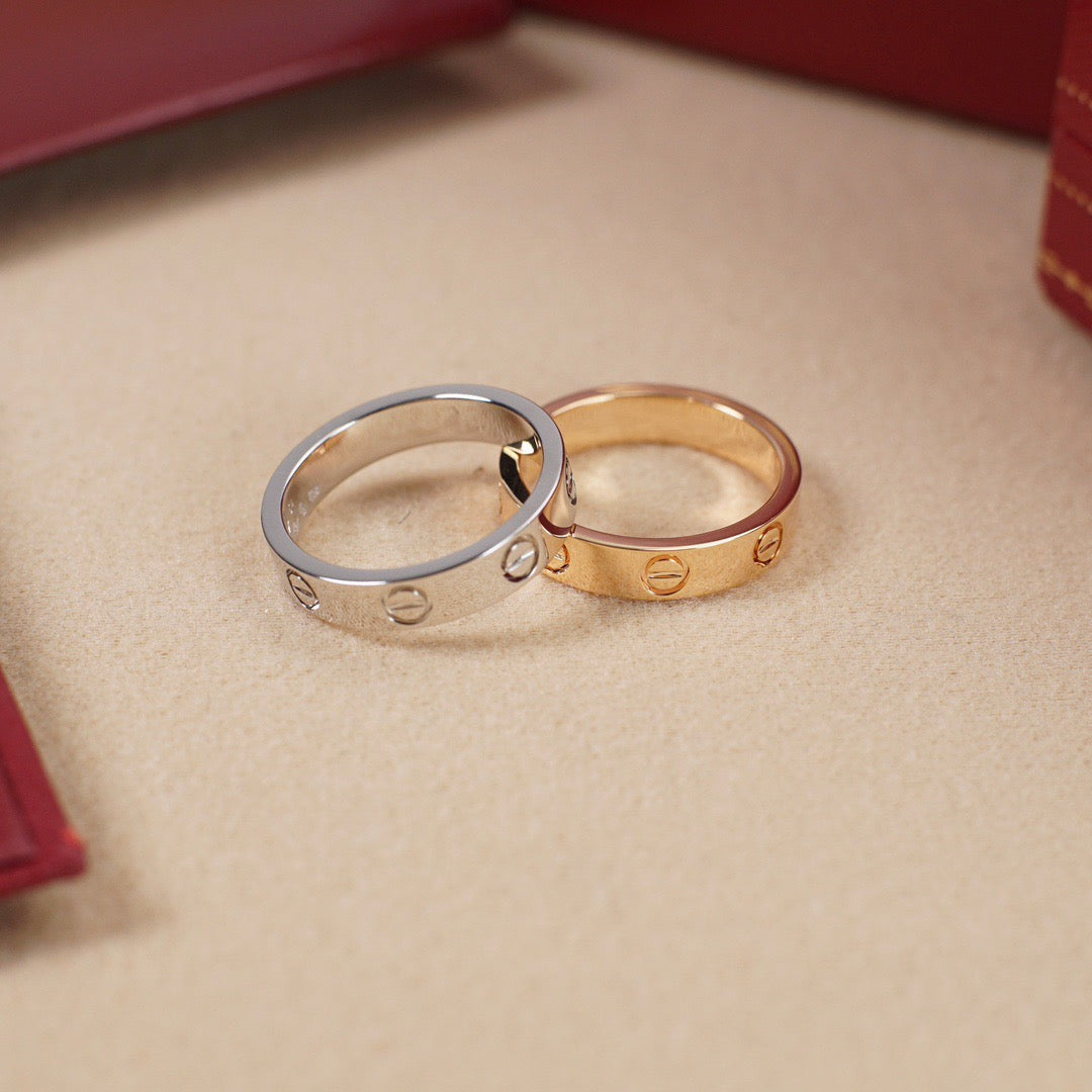 [✨ROSE💎]LOVE RING 3.6 MM NO DIAMOND