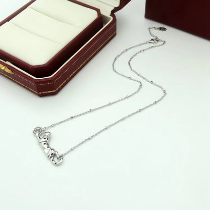 [✨ROSE💎]PANTHERE FULL DIAMOND NECKLACE