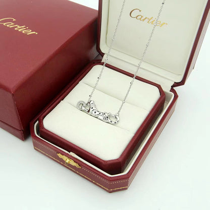[✨ROSE💎]PANTHERE FULL DIAMOND NECKLACE