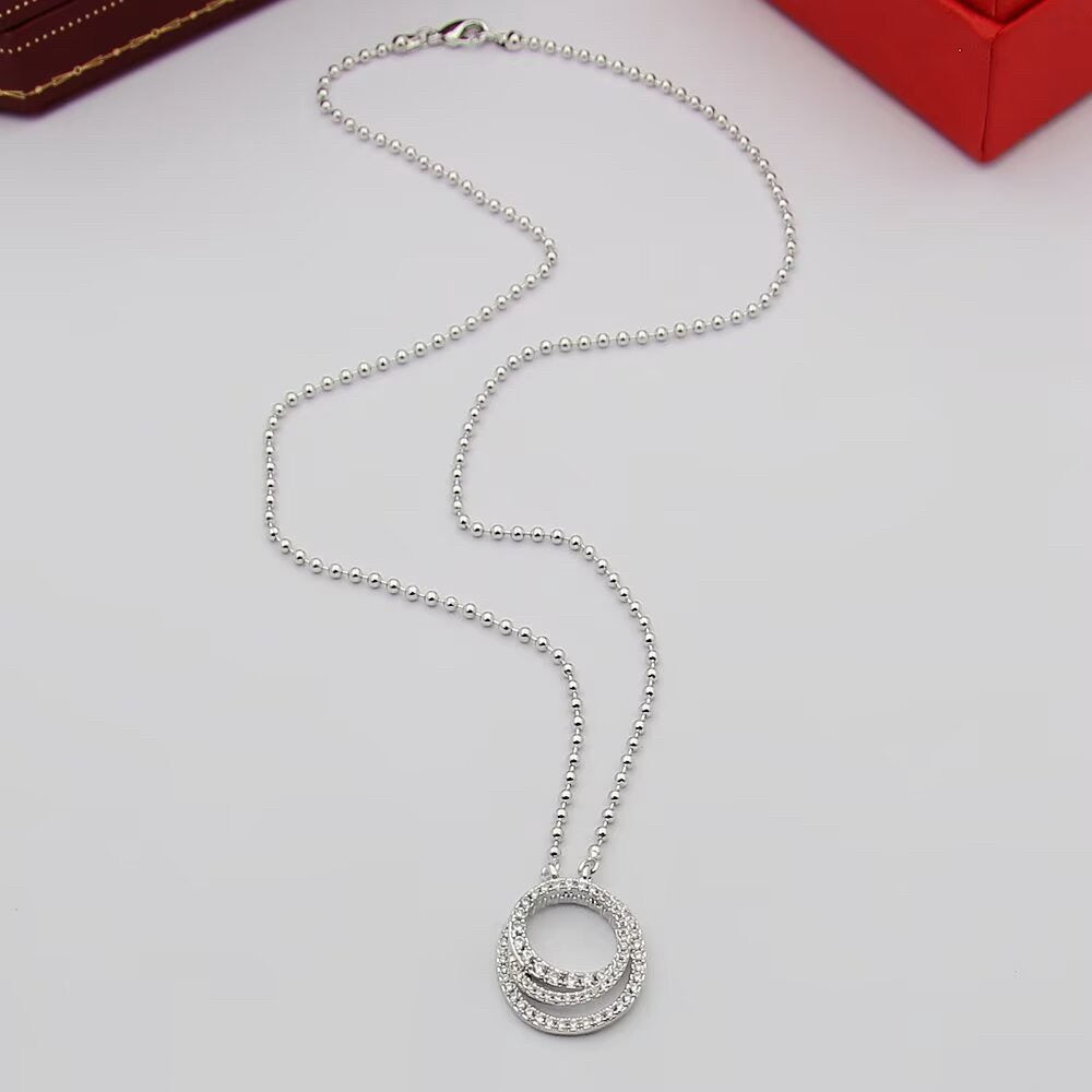 [✨ROSE💎]ETINCELLE  FULL DIAMOND NECKLACE