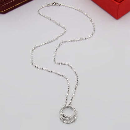 [✨ROSE💎]ETINCELLE  FULL DIAMOND NECKLACE