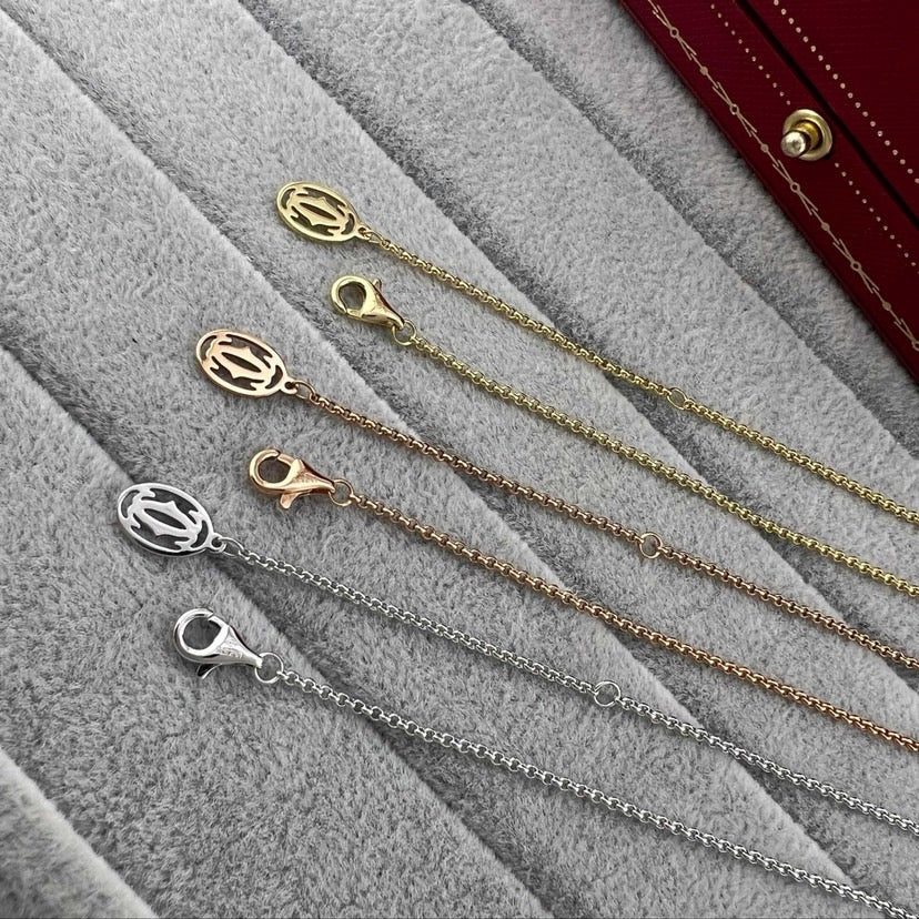 [✨ROSE💎]PANTHERE FULL DIAMOND NECKLACE