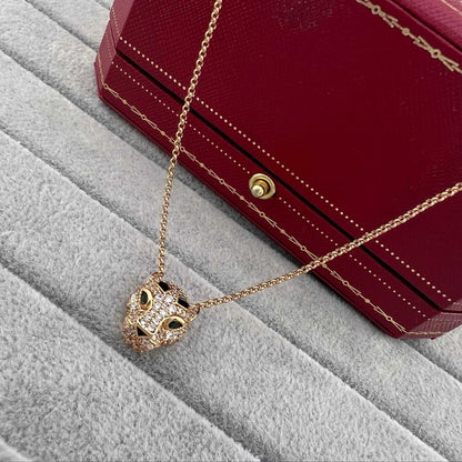 [✨ROSE💎]PANTHERE FULL DIAMOND NECKLACE