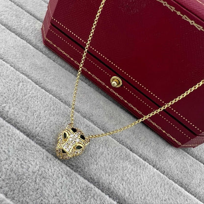 [✨ROSE💎]PANTHERE FULL DIAMOND NECKLACE