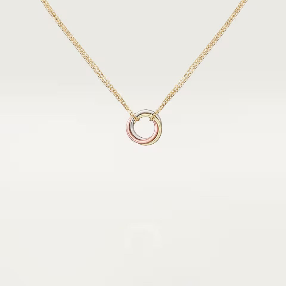 [✨ROSE💎]TRINITY MINI NECKLACE