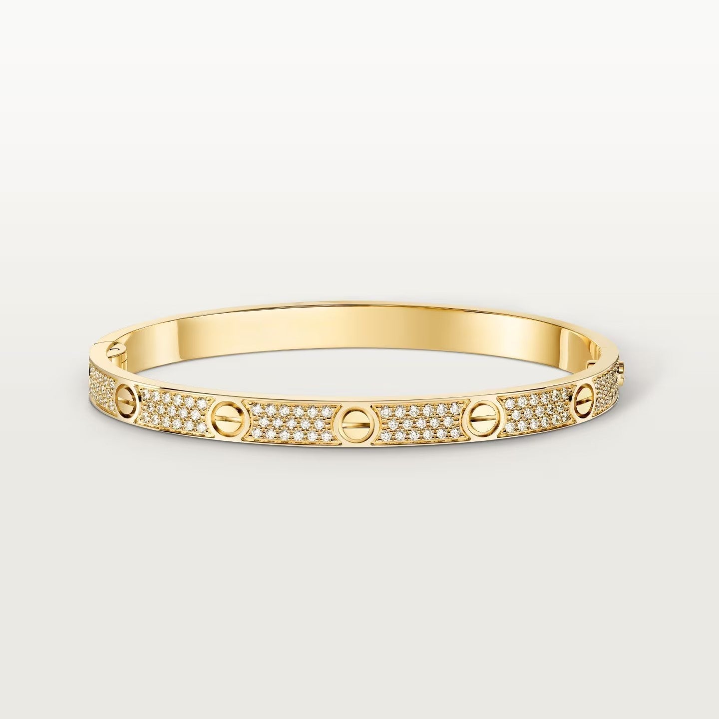 [✨ROSE💎]LOVE BRACELET 4.8MM DIAMOND-PAVED