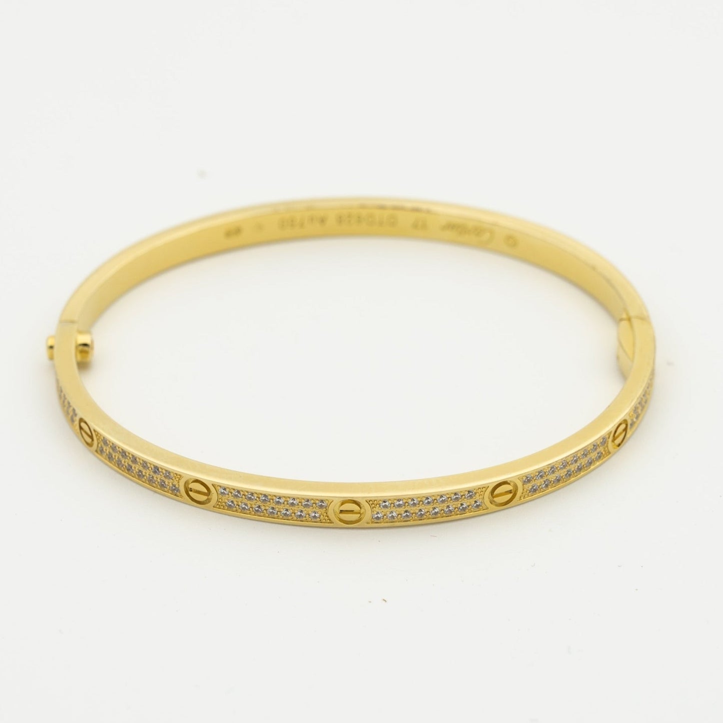 [✨ROSE💎]LOVE BRACELET 3.65MM DIAMOND-PAVED