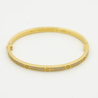 [✨ROSE💎]LOVE BRACELET 3.65MM DIAMOND-PAVED