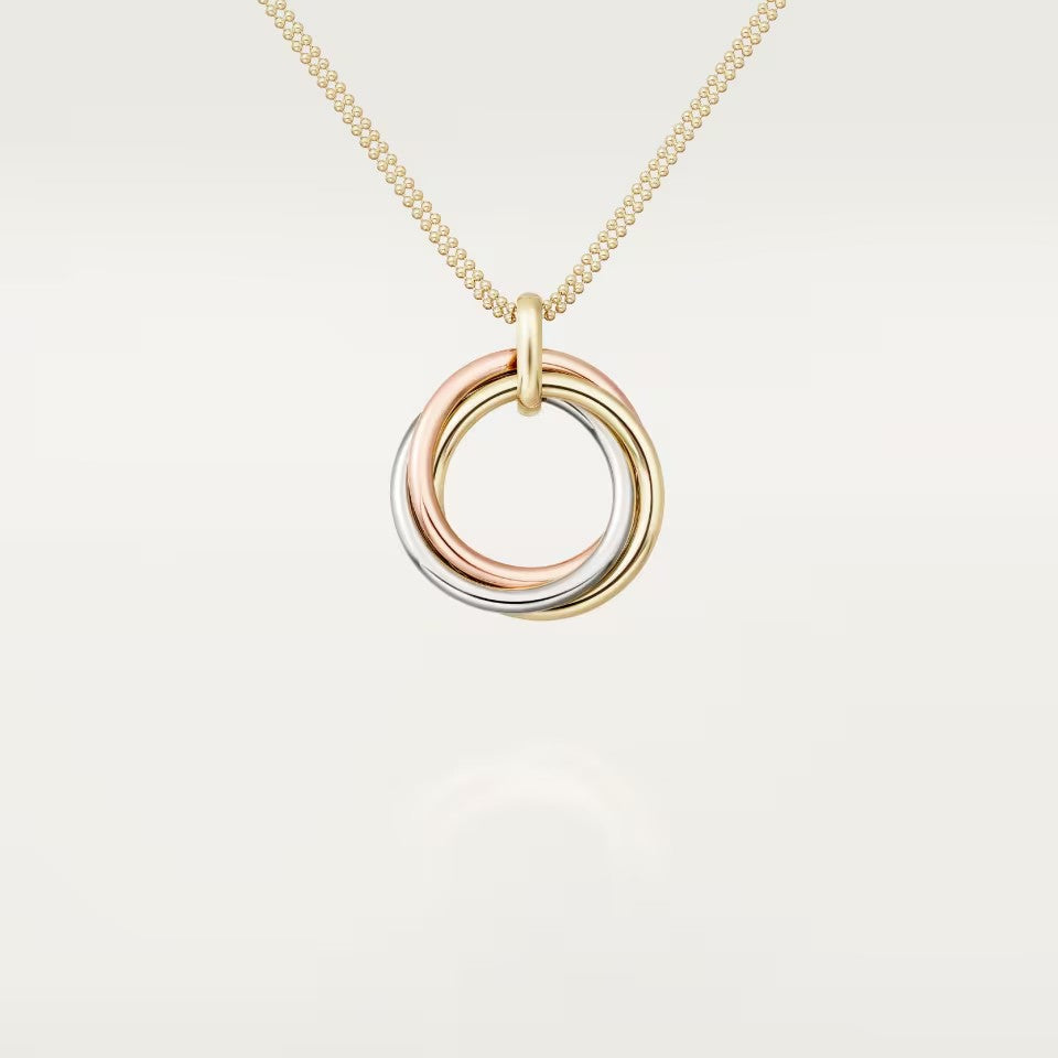 [✨ROSE💎]TRINITY LARGE NECKLACE