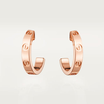 [✨ROSE💎]LOVE EARRINGS 2.65 MM NO DIAMOND SMALL
