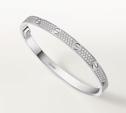 [✨ROSE💎]NEW-LOVE-4.8MM-Width Diamond-Studded Bracelet