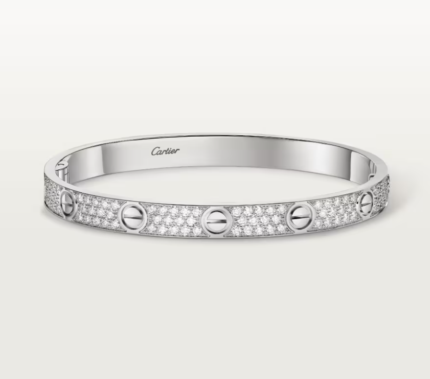 [✨ROSE💎]NEW-LOVE-6.1MM-Width Diamond-Studded Bracelet