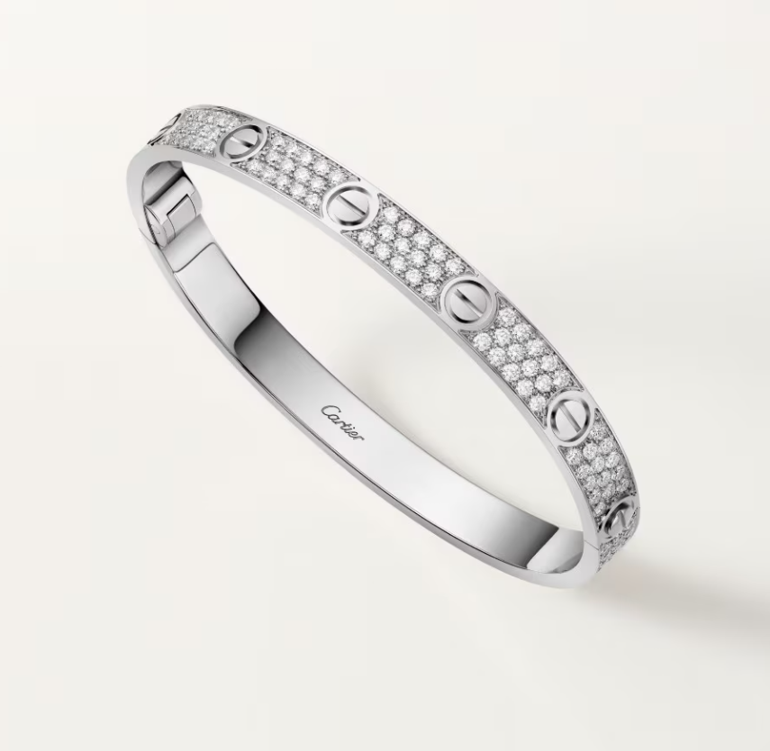 [✨ROSE💎]NEW-LOVE-6.1MM-Width Diamond-Studded Bracelet