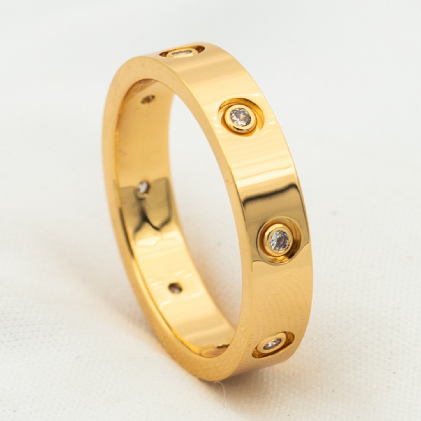 [✨ROSE💎]LOVE RING 3.6MM 8 DIAMONDS