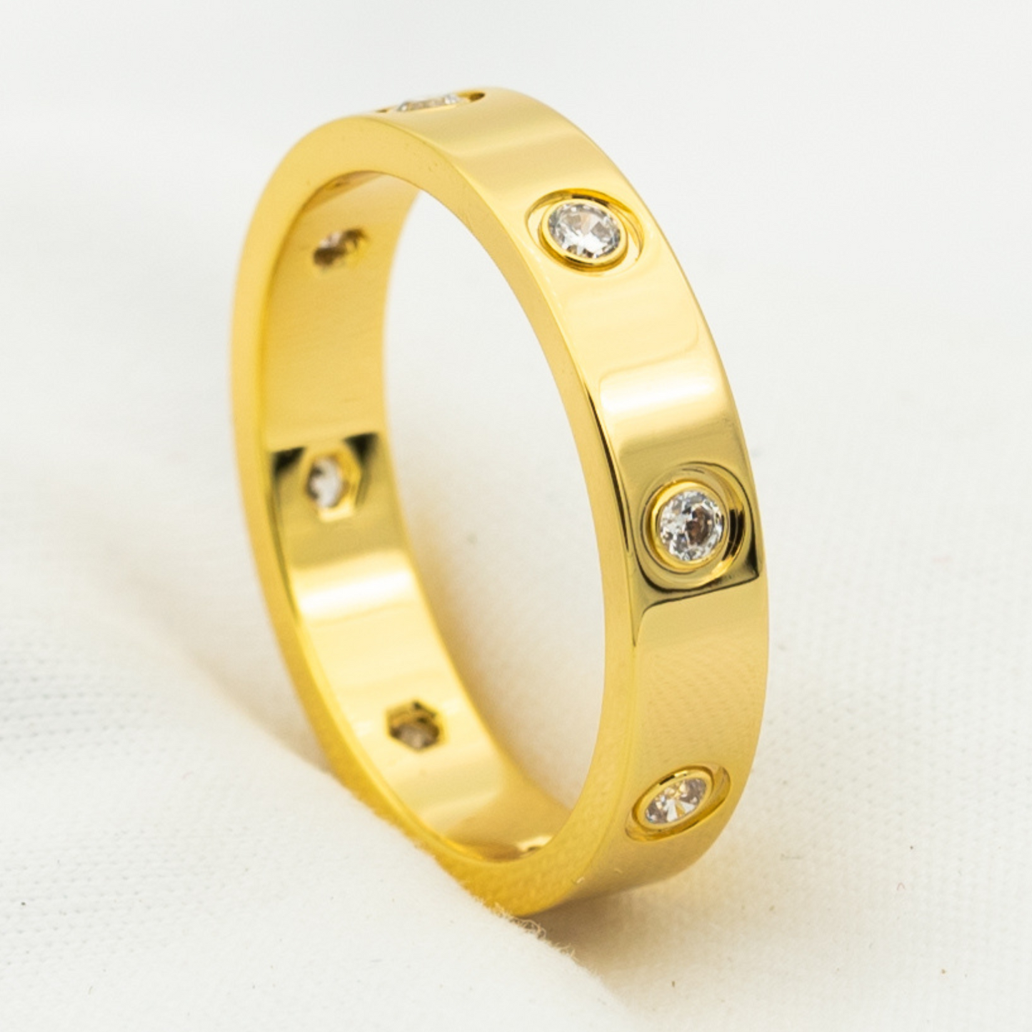 [✨ROSE💎]LOVE RING 3.6MM 8 DIAMONDS