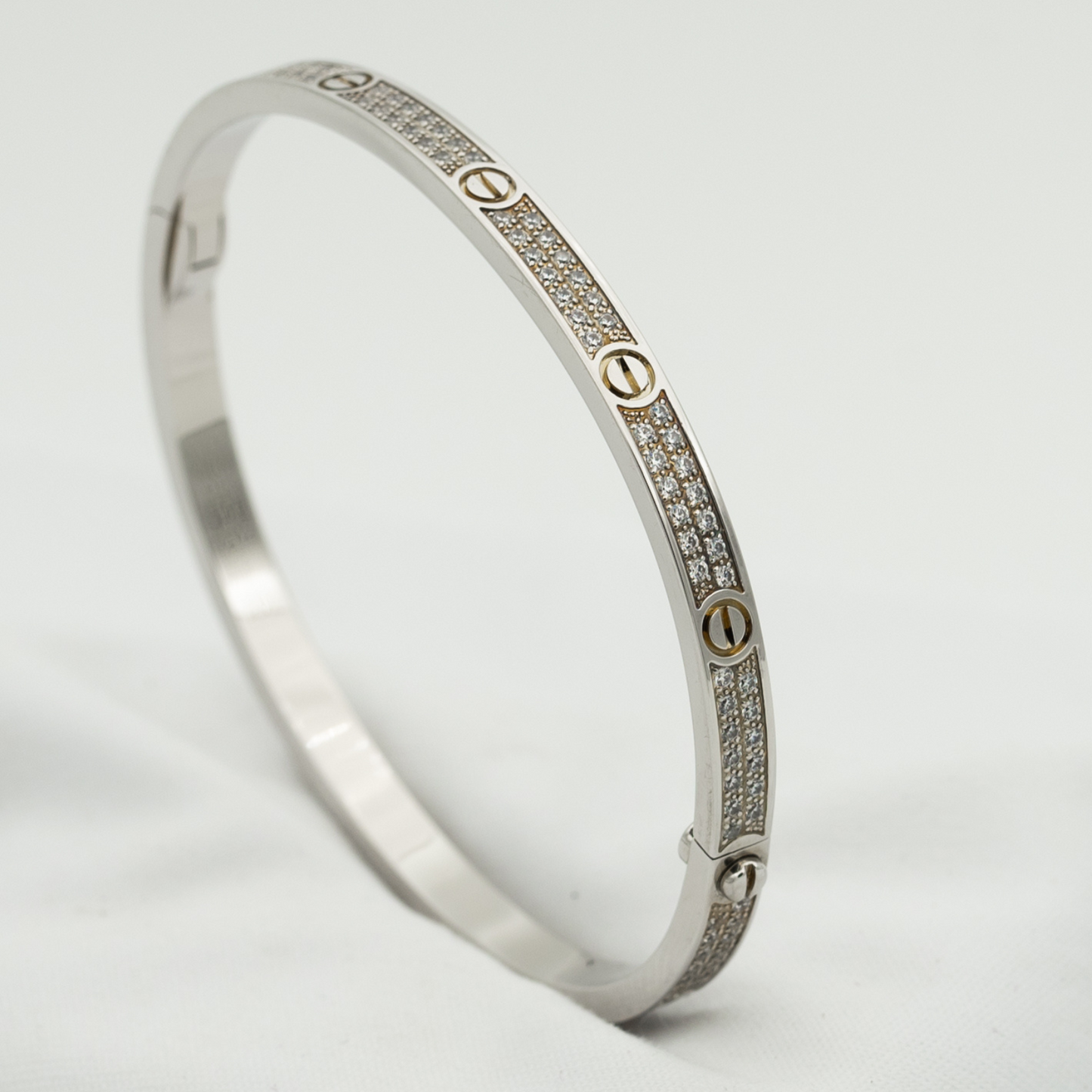 [✨ROSE💎]LOVE BRACELET 3.65MM DIAMOND-PAVED