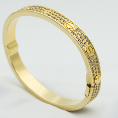 [✨ROSE💎]LOVE BRACELET 6.1MM DIAMOND-PAVED