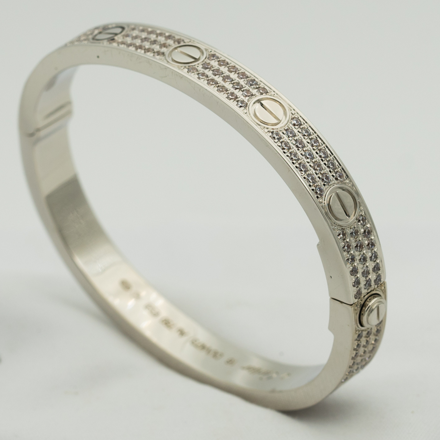 [✨ROSE💎]LOVE BRACELET 6.1MM DIAMOND-PAVED