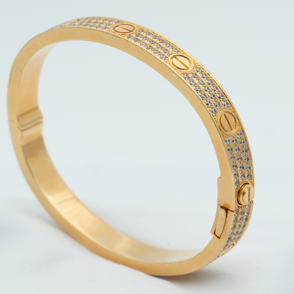 [✨ROSE💎]LOVE BRACELET 6.1MM DIAMOND-PAVED