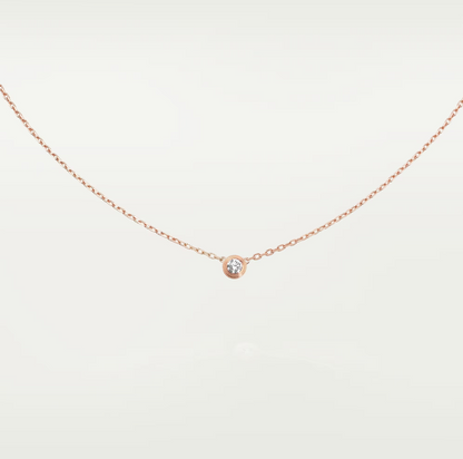 [✨ROSE💎]DAMOUR DIAMOND NECKLACE