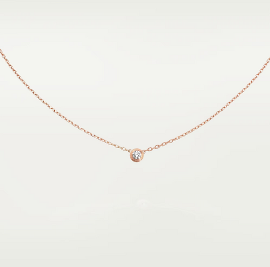 [✨ROSE💎]DAMOUR DIAMOND NECKLACE