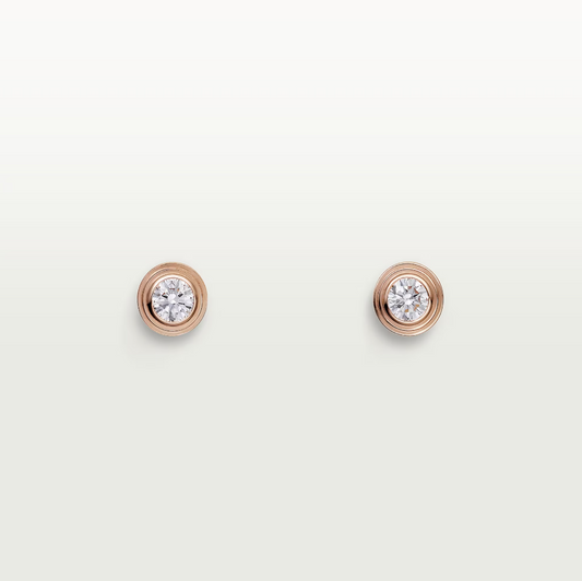 [✨ROSE💎]DAMOUR DIAMOND EARRINGS