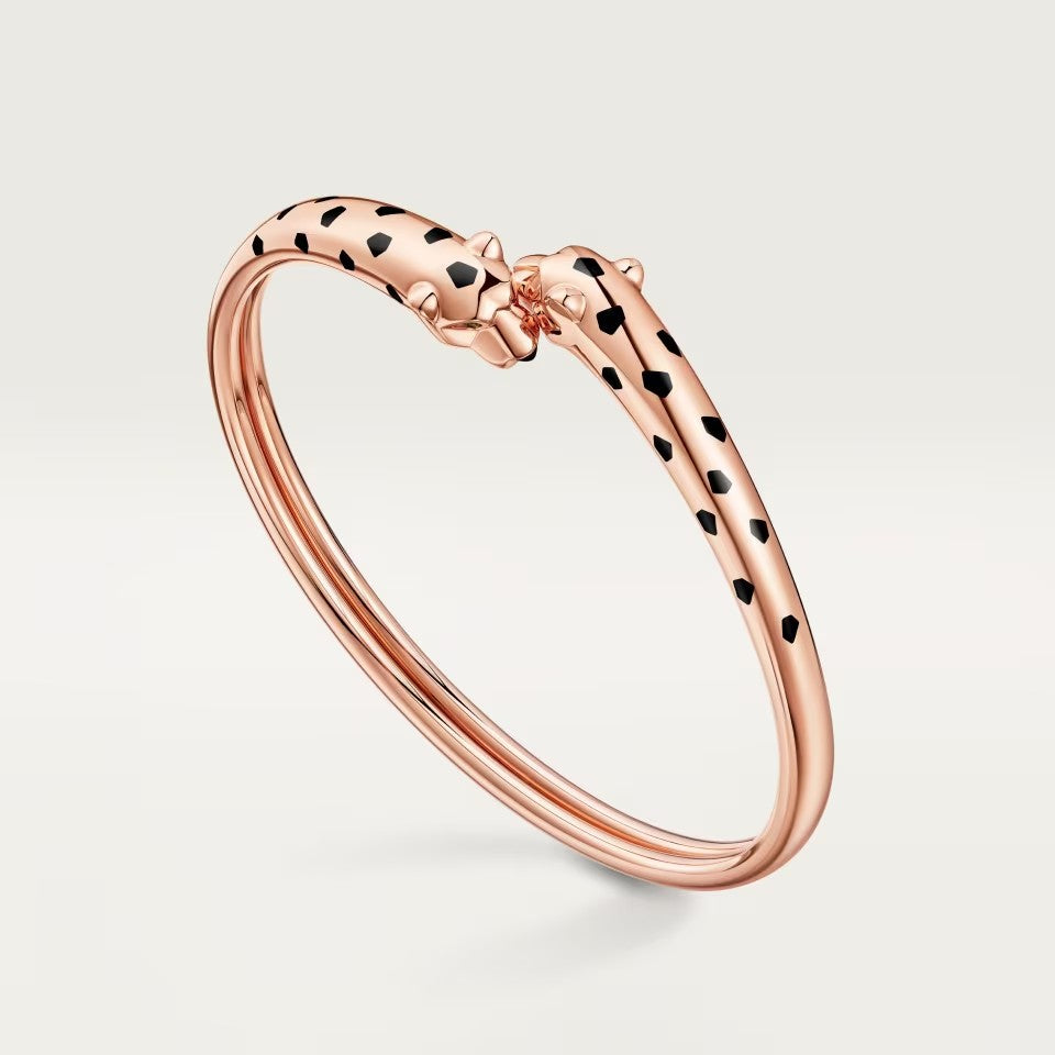[✨ROSE💎]PANTHERE DOUBLE HEADED OPEN BRACELET