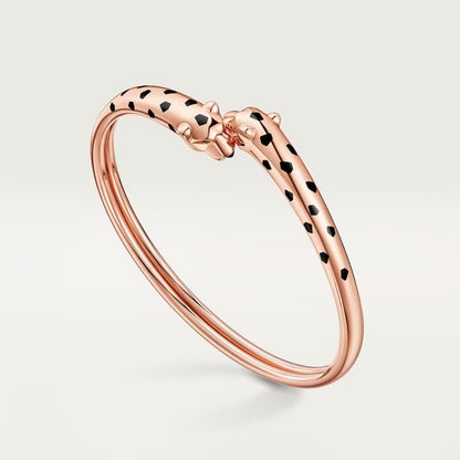 [✨ROSE💎]PANTHERE DOUBLE HEADED OPEN BRACELET