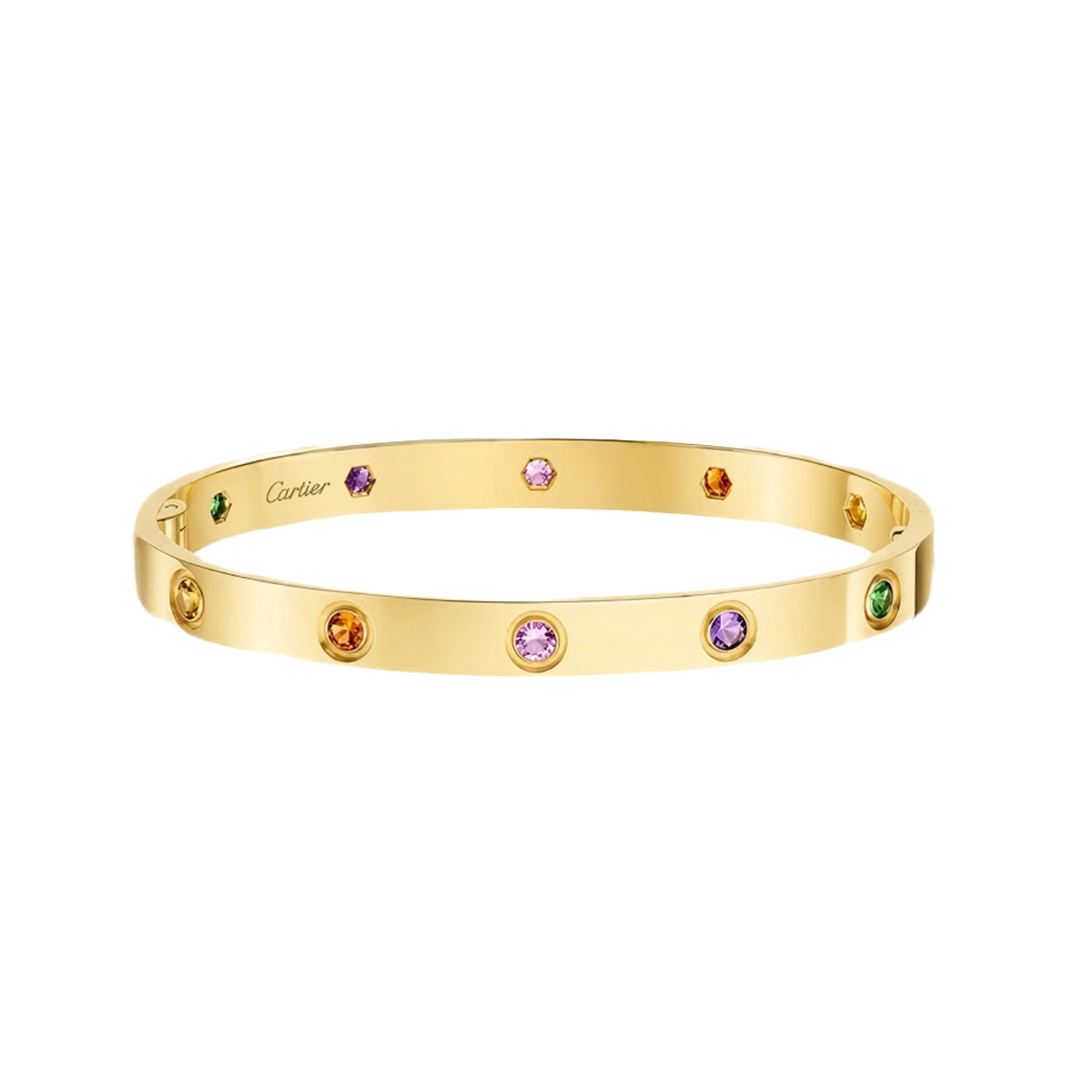 [✨ROSE💎]2026 RAINBOW LOVE BRACELET 6.1MM  10 DIAMONDS