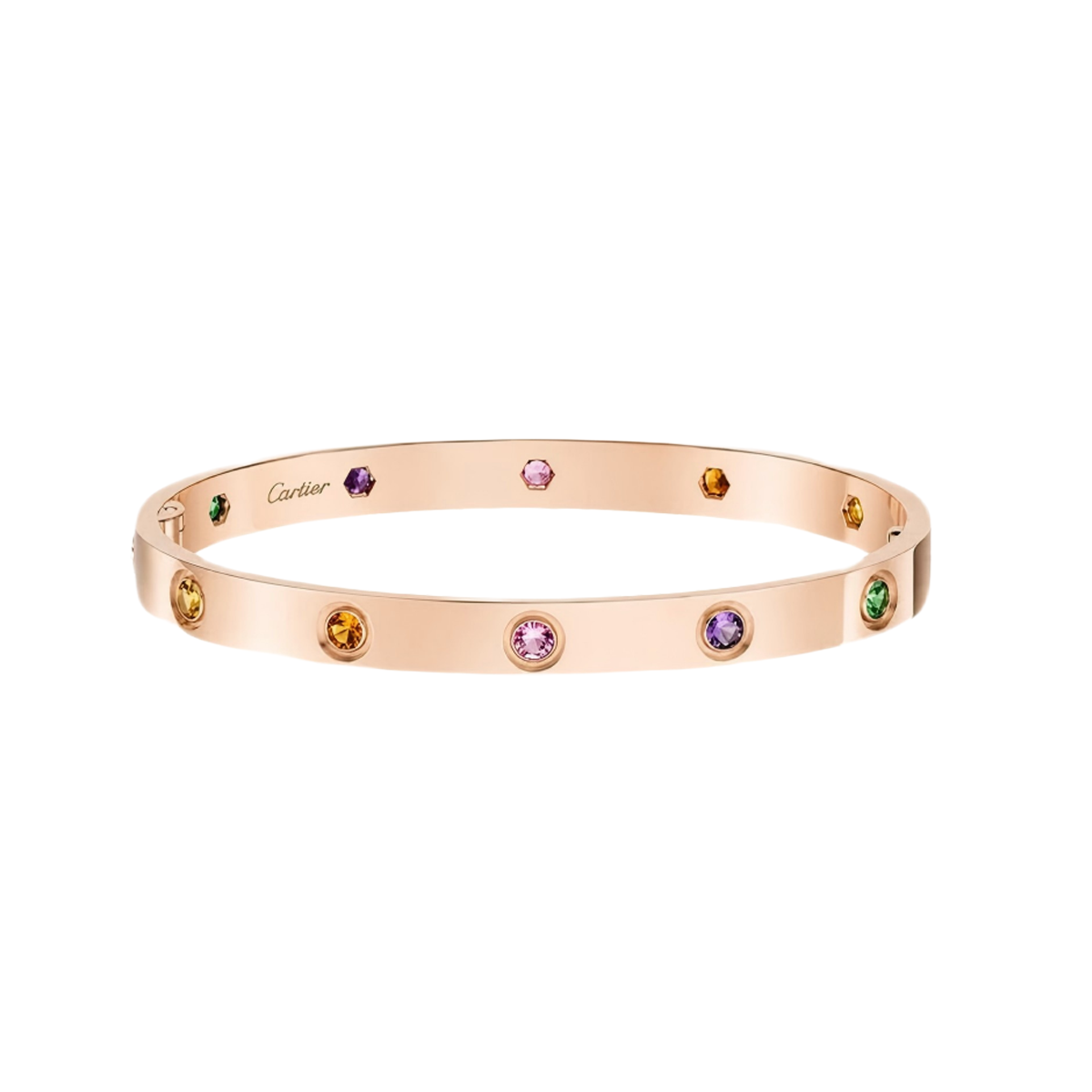 [✨ROSE💎]2026 RAINBOW LOVE BRACELET 6.1MM  10 DIAMONDS