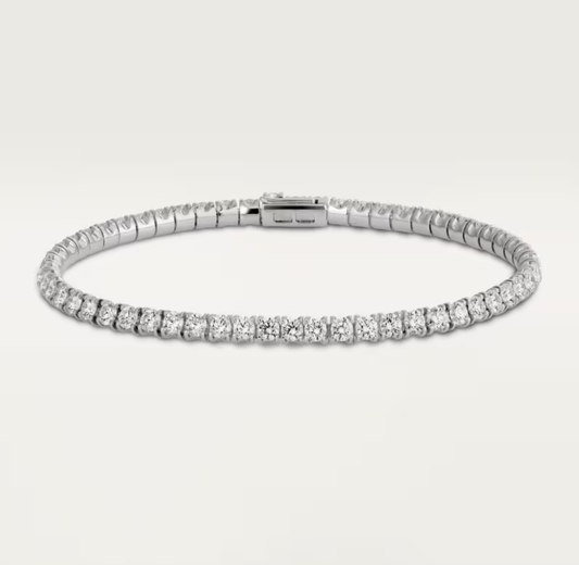 [✨ROSE💎]  CLASSIC BASEBALL BRACELAT, 52 DIAMOND