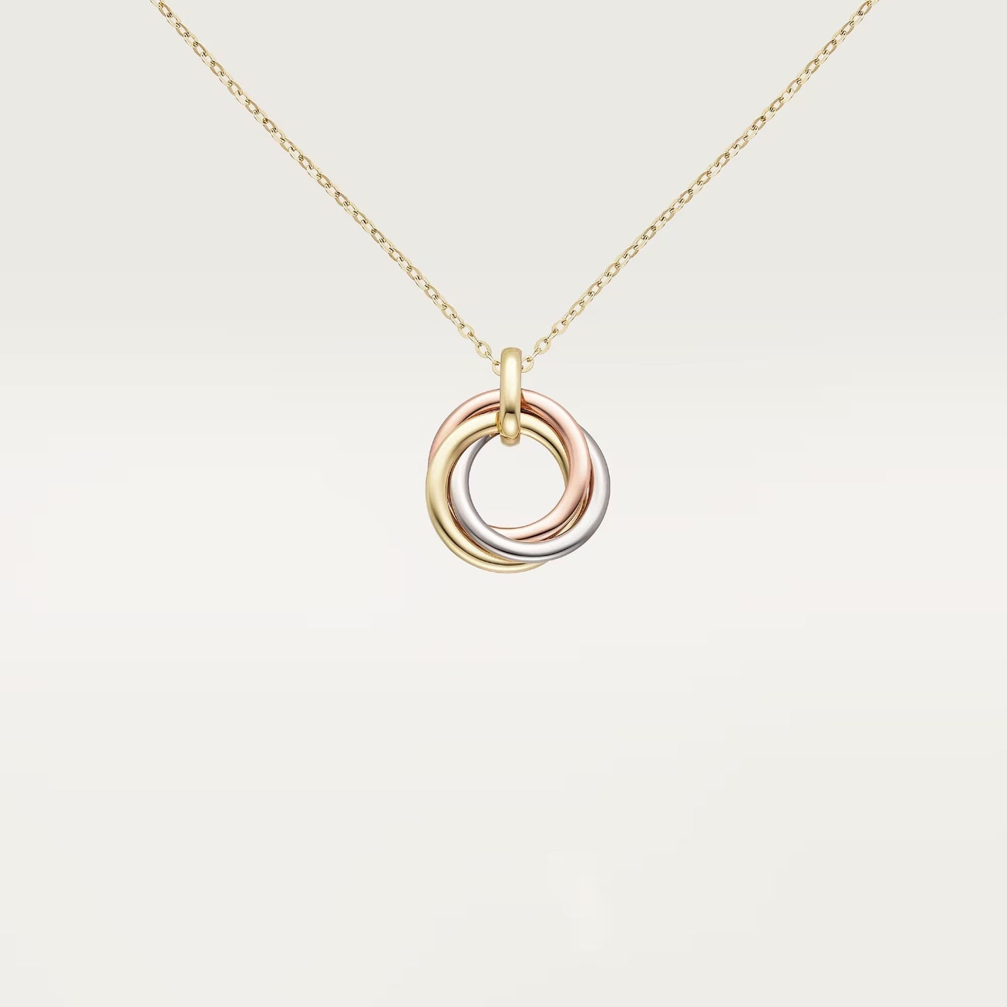 [✨ROSE💎]TRINITY SMALL NECKLACE