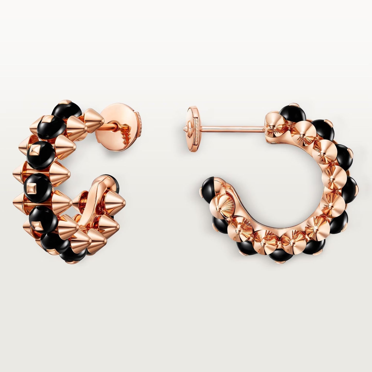[✨ROSE💎]CLASH 7.9MM AGATE CHALCEDONY EARRINGS