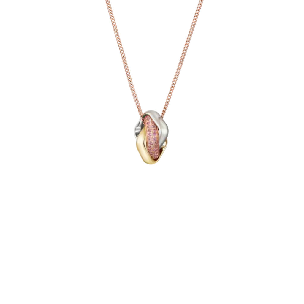 [✨ROSE💎]TRINITY CUSHION NECKLACE COLLECTION