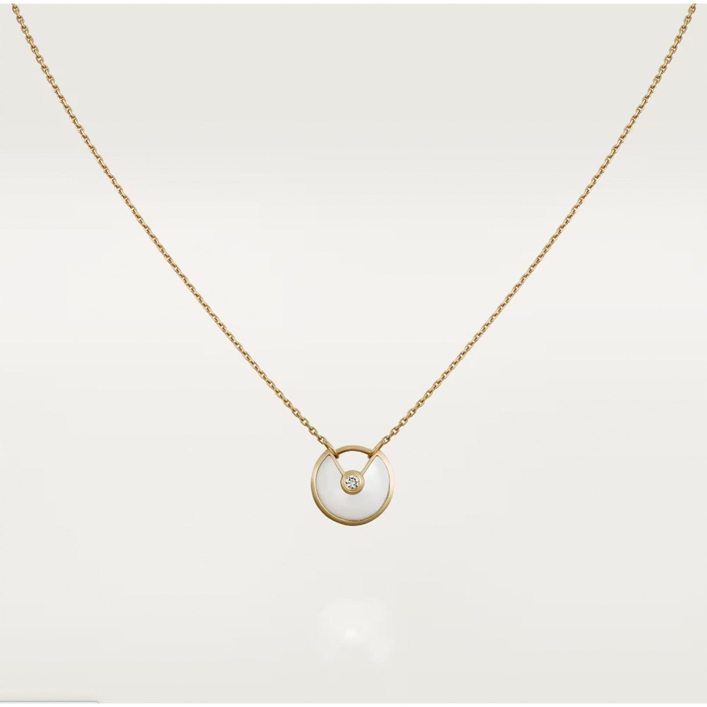 [✨ROSE💎]AMULETTE ROSE GOLD MOP NECKLACE