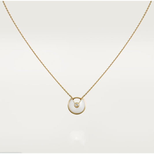 [✨ROSE💎]AMULETTE ROSE GOLD MOP NECKLACE