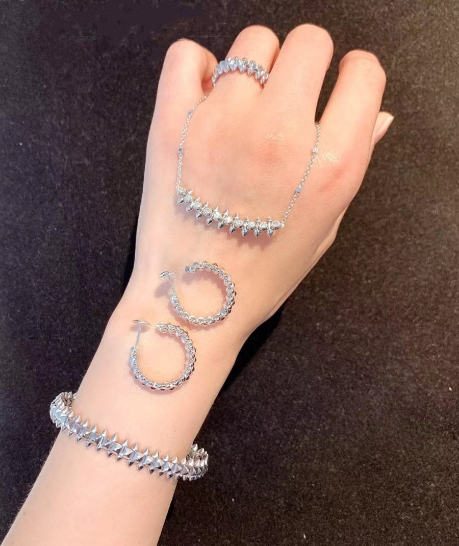 [✨ROSE💎]CLASH SILVER BRACELET