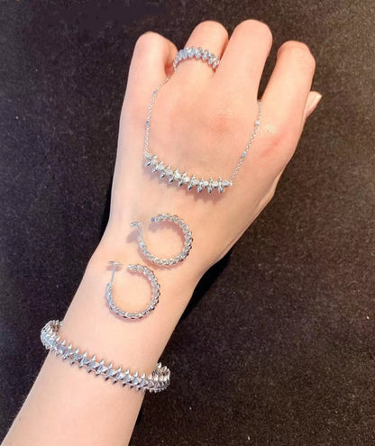 [✨ROSE💎]CLASH SILVER BRACELET