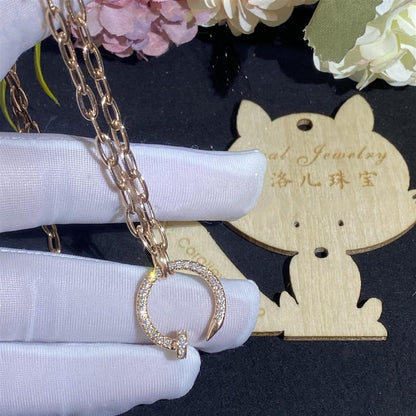 [✨ROSE💎]JUSTE NECKLACE FULL DIAMONDS