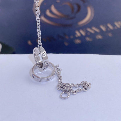 [✨ROSE💎]LOVE BRACELET DOUBLE RING