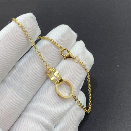 [✨ROSE💎]LOVE BRACELET DOUBLE RING