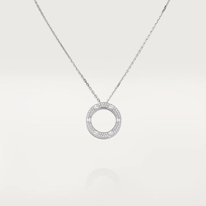 [✨ROSE💎]LOVE NECKLACE ADJUSTABLE SILVER